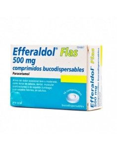Efferaldol flas 500mg 16 comp