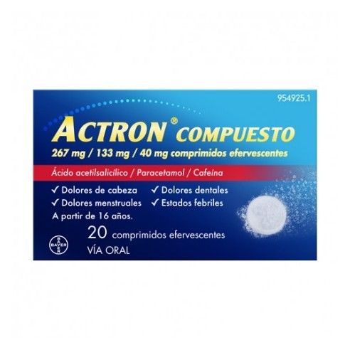 Actron Compound 20 effervescent tablets Actron Compound 20 effervescent tablets