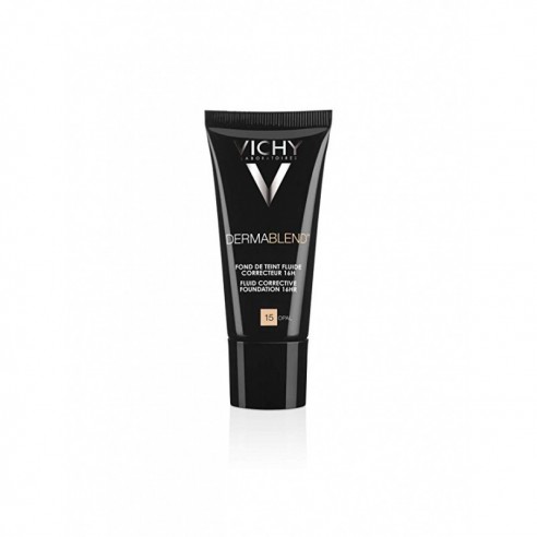 Vichy dermablend fondo de maquillaje fluido corrector 16 horas spf35 nº15  opal 30 ml.
