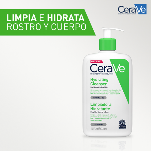 CeraVe Limpiador Hidratante 473 ml CeraVe Limpiador Hidratante 473 ml