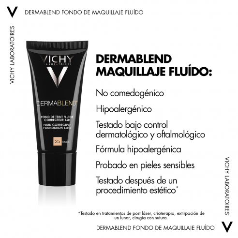 Dermablend fluido corrector 25 nude Dermablend fluido corrector 25 nude