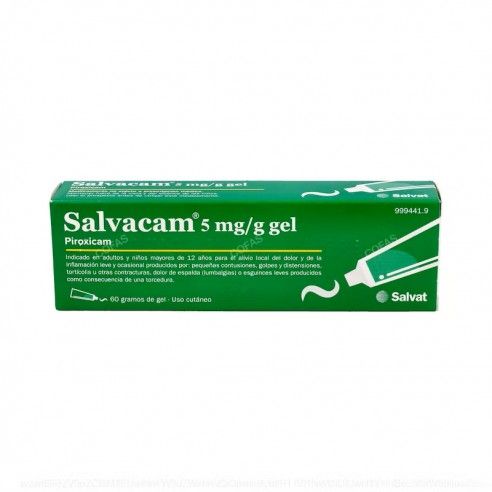 Salvacam 5mg/g gel, 1 tubo de 60g