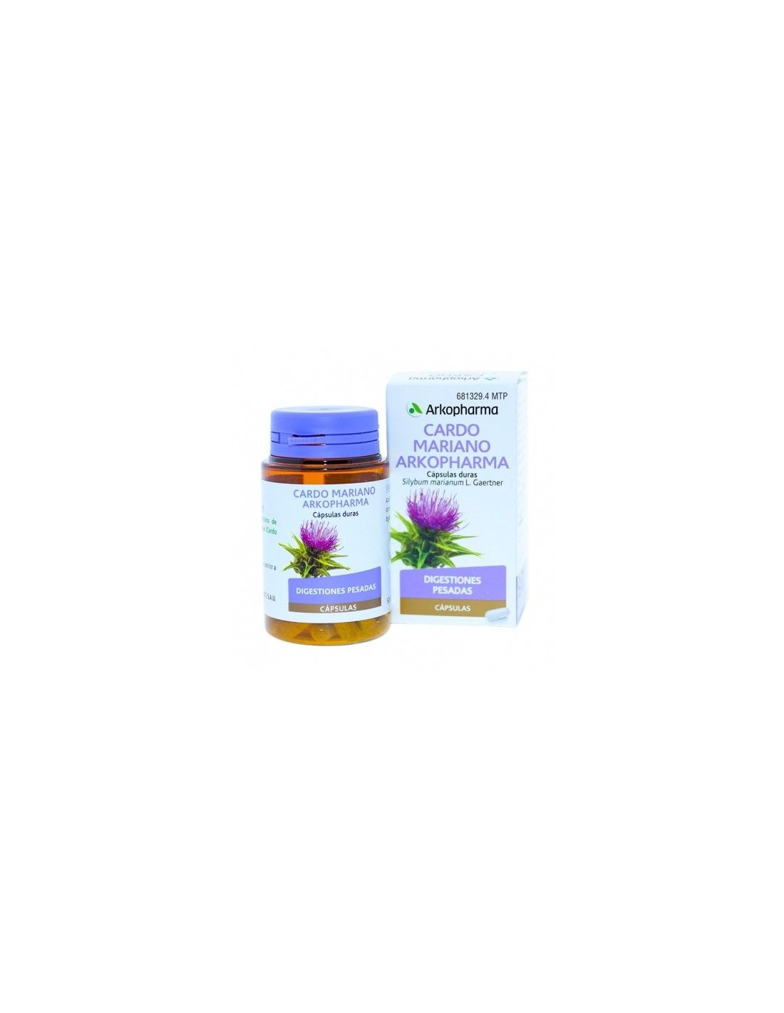 Arkopharma cardo mariano 390 mg 45 capsulas