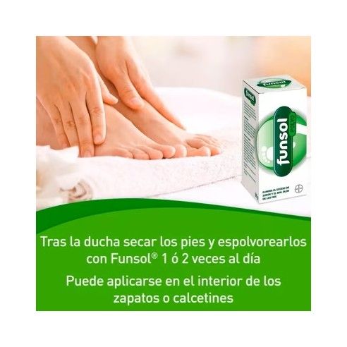 Funsol Pó desodorizante para pés...