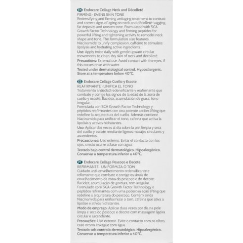 Endocare Cellage Cuello y Escote 80 ml Endocare Cellage Cuello y Escote 80 ml
