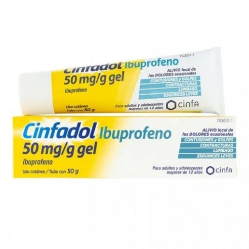 Ibufen 50 mg/g gel , 1 tubo de 50 g...