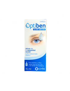 Optiben colírio seco 15 ml
