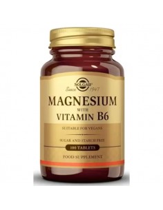 Solgar Magnesium + B6 100...