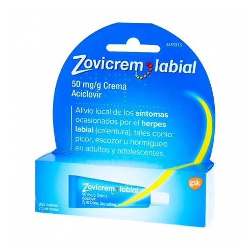 Zovicrem Labial 50 mg/g Crema...