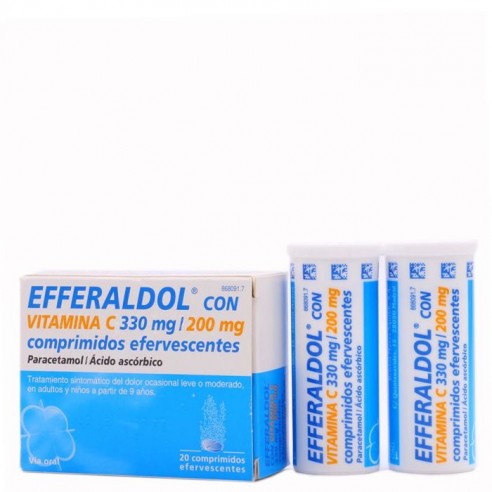 Efferaldol com Vitamina C 330mg/200mg...