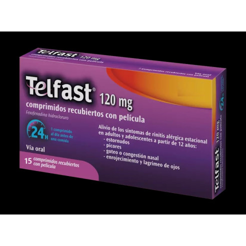 Telfast 120 mg 15 Comprimidos...