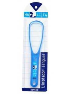 Limpador de língua de halita