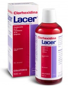 Colutório com clorexidina...