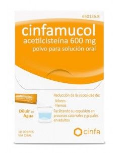 Cinfamucol acetilcisteina...