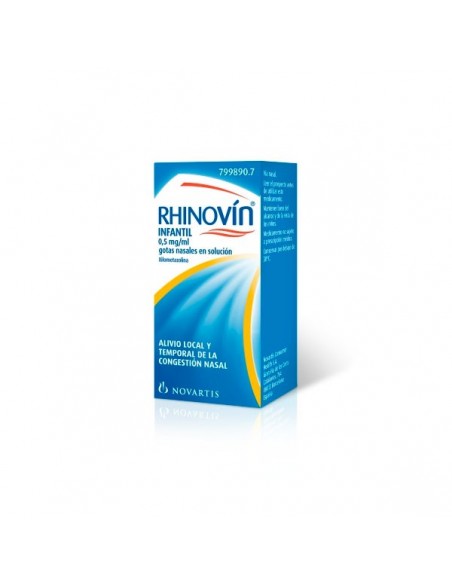Compra rhinovin infantil 0.5 mg/ml gotas nasales 1 fras precio online