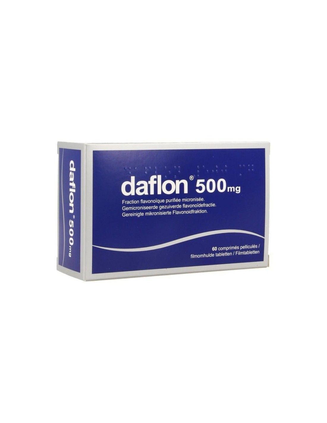 Daflon 500mg caixa com 60 comprimidos revestidos