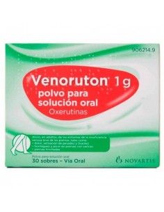 Venoruton 1 g 30 saquetas...