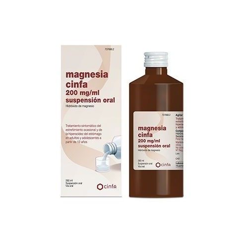 Magnesia cinfa 200 mg/ml suspensão...