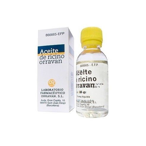 ACEITE RICINO ORRAVAN 1 g/ml LIQUIDO ORAL 1 FRASCO 25 ml - Farmacia Macías