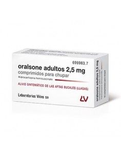 Oralsone  adultos 2,5 mg...