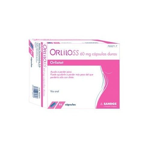 Orliloss 60 mg capsulas duras , 84...