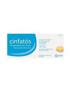 Cinfatos 10 mg 20 pastilhas...