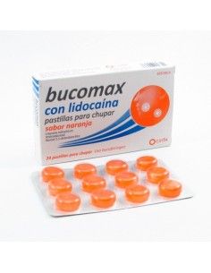 Bucomax com pastilhas sabor...
